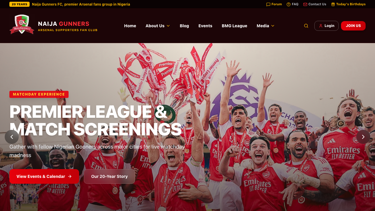 Naija Gunners - Nigeria Arsenal Fan Club