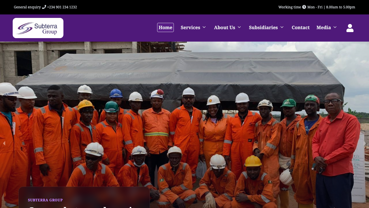 Subterra Group Corporate Website